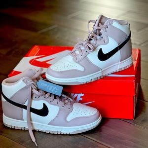 Nike Dunk High Fossil Stone. Women’s size 8.